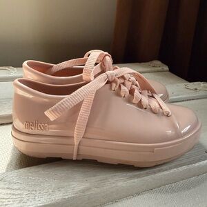 Melissa Blush Pink Jelly Platform Sneakers